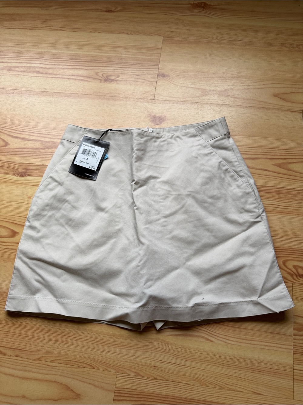 Adidas golf women’s Beige High-Waist A-Line Skort